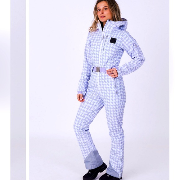 Macy's Pants - 🎿 NWT OOSC purple houndstooth ski suit 🎿